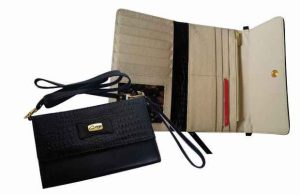 595 – Ginebra – Billetera bolsito dama en cuero – Wallet bag