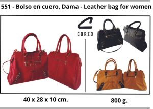551 – Dawn – Bolso en cuero, Dama – Leather bag for womwn
